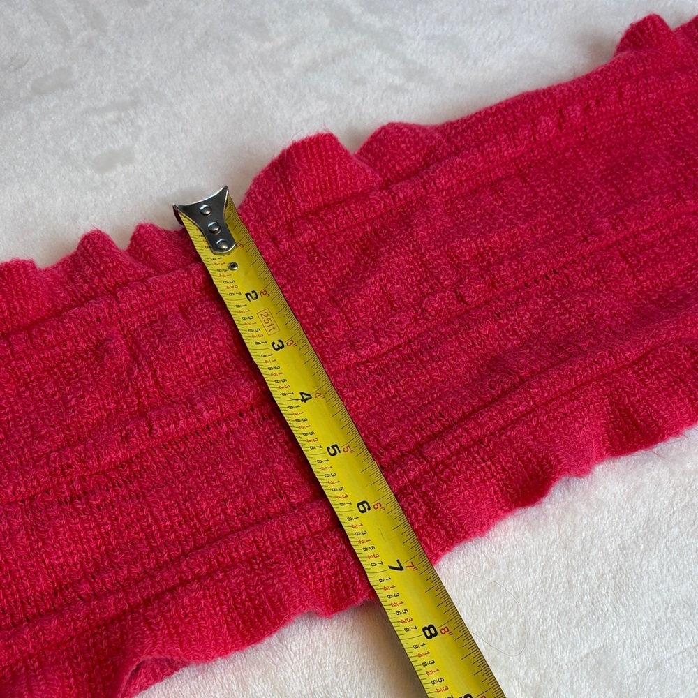 New York & Company Gloves and Infinity Scarf Set Pop of Color - Red One Size - Picture 6 of 7